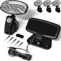 Deuba Lampe extérieure solaire avec 15 LED et détecteur