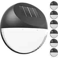 Monzana 6x Lampe solaire LED éclairage extérieur rechargeable