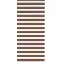 vidaXL Store double brun 100 x 230 cm Largeur du tissu 95,9 cm Polyester