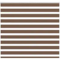 vidaXL Store double brun 165x150 cm Largeur du tissu 160,9 cm Polyester