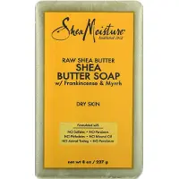 Shea Moisture SheaMoisture, Savon en Pain au Beurre de Karité Brut avec Oliban et Myrrhe, 8 oz (227 g)