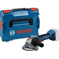 Bosch Professional Gws 18v-8 L-boxx 136 Angle Grinder Without Battery 125 Mm Bleu One Size / EU Plug 220V