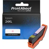 PrintAbout Cartouche compatible pour Epson 24XL (C13T24364012) - Magenta clair - Grande capacité