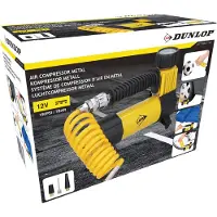 Dunlop Compresseur Auto 12v Gonflage Rapide Pneus Voiture -