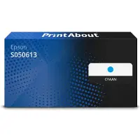 PrintAbout Toner compatible pour Epson S050613 - Cyan