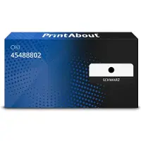 PrintAbout Toner compatible pour OKI 45488802 - Noir