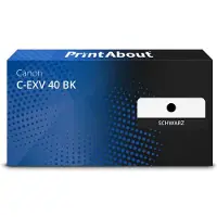 PrintAbout Toner compatible pour Canon C-EXV 40 BK - Noir