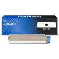 PrintAbout Toner compatible pour OKI 45862818 - Noir
