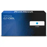 PrintAbout Toner compatible pour Samsung CLT-C505L (SU035A) - Cyan