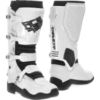 Acerbis Whoops Bottes Motocross Blanches Taille 43