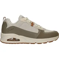SKECHERS Uno - Layover Sneakers Laag - Gebroken wit - Maat 48.5