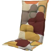 Madison Coussin de Chaise de Jardin Madison Grafi Bordo (Dossier Haut 123 x 50 cm)