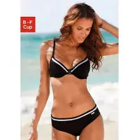 LASCANA Bikini noir / blanc