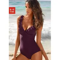 Jette Maillot de bain bordeaux