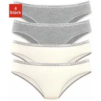 LASCANA Slip crème / gris chiné