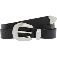 LASCANA Ceinture noir / argent