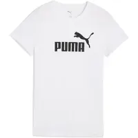 Puma T-shirt fonctionnel 'Ess No. 1' noir / blanc
