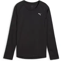 Puma T-shirt fonctionnel 'Velocity' noir / blanc