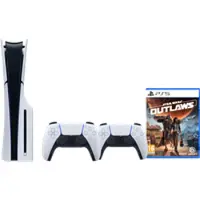 Sony PlayStation 5 Slim Disc Edition + Star Wars Outlaws + Manette Supplémentaire Blanc