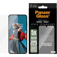 PanzerGlass Protecteur d'écran en céramique avec applicateur pour Samsung Galaxy S25