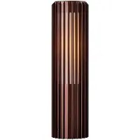 Nordlux Aludra Seaside colonne d'extérieur IP44, Variante : Ø 124 x 454 mm, E27, 15 W, métal brun