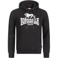 Lonsdale Sweat-shirt 'Fremington' noir / blanc