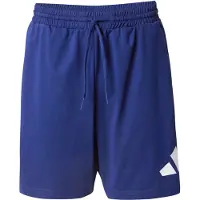 Adidas Pantalon de sport bleu foncé / blanc