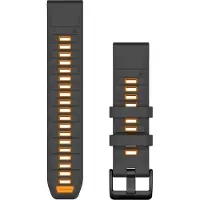 Garmin Quickfit 22 Mm Silicone Strap Marron