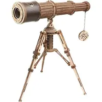 LatestBuy Toy Box Télescope Pirate De Puzzle Mécanique En Bois Robotime 3d