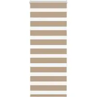 vidaXL Store double brun sable 60 x 150 cm Largeur du tissu 55,9 cm Polyester