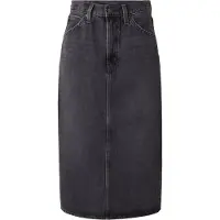Levi's Hr Back Slit Denim Skirt Noir 24 Femme
