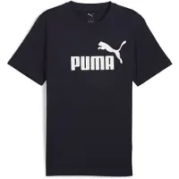 Puma T-Shirt fonctionnel 'ESS No. 1' bleu nuit / blanc