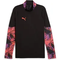 Puma T-Shirt fonctionnel 'Individual Cup' violet néon / framboise / noir