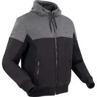 Bering Sweat à capuche zippé Hoodiz Vented Motorrad, schwarz/anthrazit, M