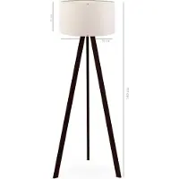 Opviq , AYD-2652, lampadaire, crème, tissu, 21 x 38 x 140 cm