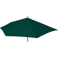 Mendler Housse pour parasol demi-rond Lorca