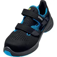 Uvex sandales 1 G2 S1 bleu, noir largeur 14 taille 48