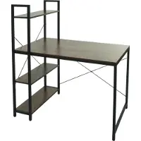 Mendler Bureau avec étagère -K81