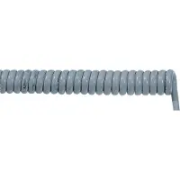 Lapp 73220352 Câble spiralé UNITRONIC SPIRAL LiF2Y11Y 300 mm / 1200 mm 4 x 0.25 mm² Gris 1 pc