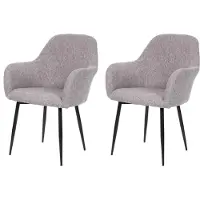 Mendler Chaise de salle à manger -F18 (lot de 2)