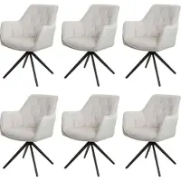 MCW Chaise de salle à manger -L80 (lot de 6)