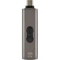 Transcend ESD330C, 2 To, USB type C, 1050 Mo/s, 10 Gbit/s, protection par mot de passe, marron, gris
