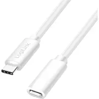 Logilink CU0222 Câble d'extension USB 2.0, blanc, 3,0 m