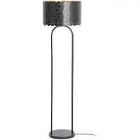 LINDBY Aralena Lampadaire Noir/Or