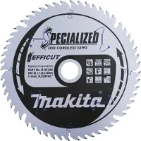 Makita Lame pour Scies à Onglet Bois Efficut 260x30x2,15 45T