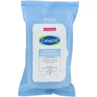 Cetaphil , Lingettes nettoyantes douces pour la peau, sans parfum, 25 lingettes pré-humidifiées