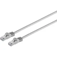 S-Conn 30m de câble patch RJ45 avec câble brut CAT7 - S/FTP câble réseau LAN DSL gris