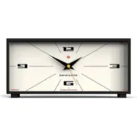 Newgate Thunderbird Horloge de cheminée avec cadran argenté