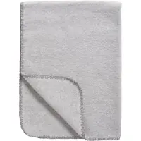 Meyco Couverture bébé tissée unie - gris mélangé - 75x100cm (100 x 75 cm)