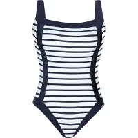 Sunflair Maillot de bain bleu foncé / blanc